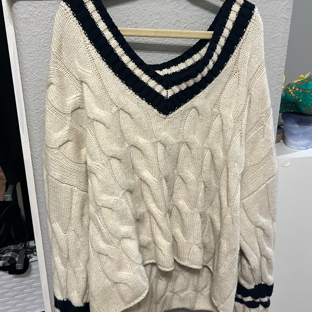Girls knit cropped sweater
